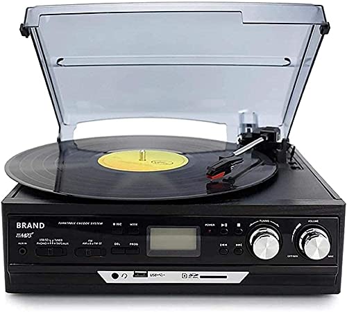 Tourne-Disque, Gramophone, Tourne-Disque de Style Classique, Platine Vinyle Vintage, avec Lecteur de Cassette Radio AM… - Les Beatles, Paul McCartney, John Lennon, RIngo Starr, George Harrison Tourne-Disque, Gramophone, Tourne-Disque de Style Classique, Platine Vinyle Vintage, avec Lecteur de Cassette Radio AM…