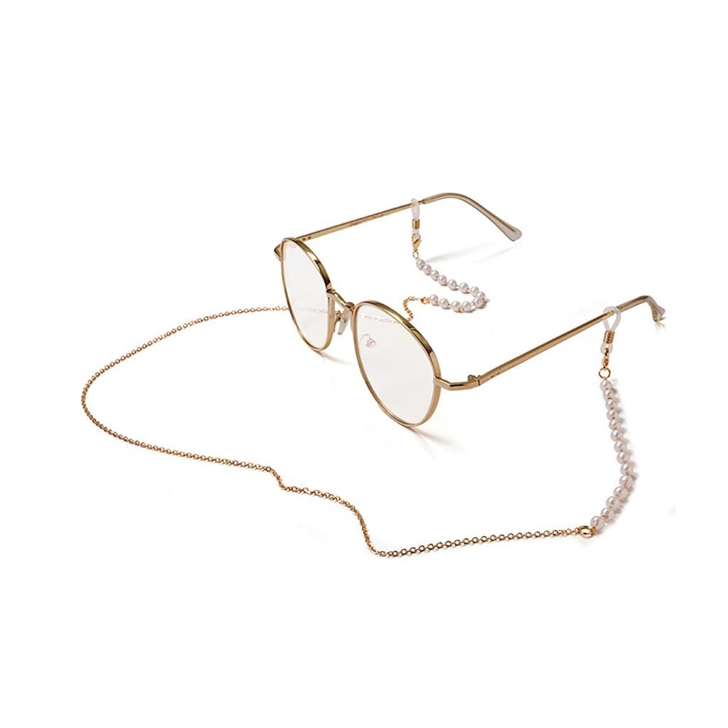 Lunettes colorées corde métal chaîne tendance pour festival