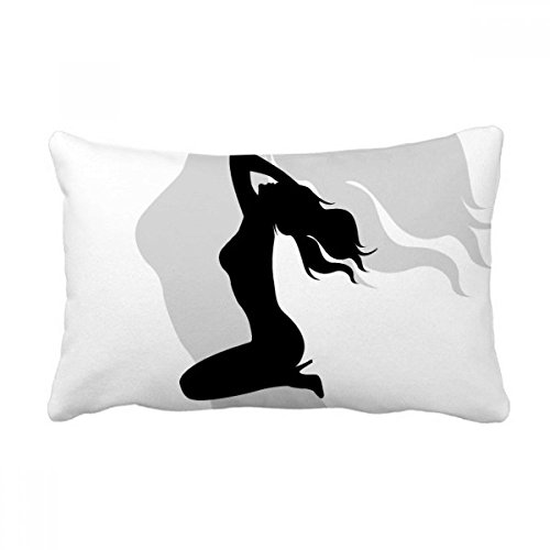 Coussin lombaire cheveux longs femmes, idée cadeau déco originale maison - 2