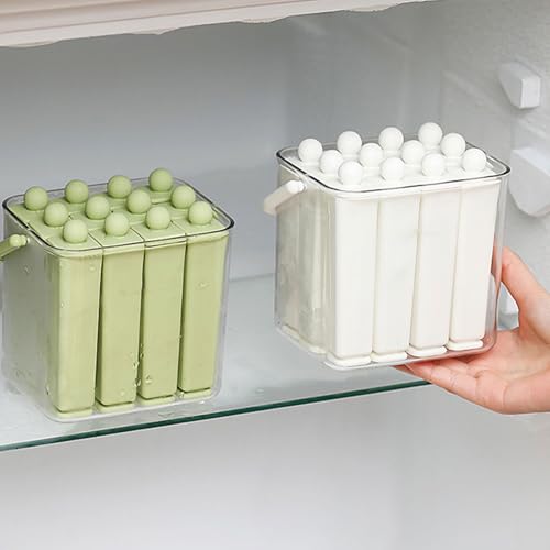Set para hacer paletas de silicona con caja de almacenamiento miniatura 4