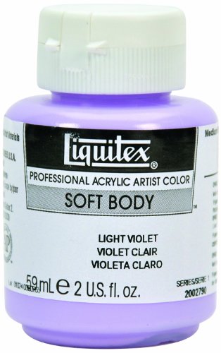 Liquitex Professional Soft Body Acrylic Paint Decorative Series 2-oz jar, Light Violet