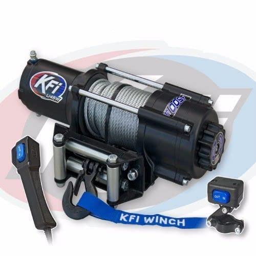 RPM 3000 lb KFI Winch Combo Compatible con Yamaha Grizzly miniatura 3