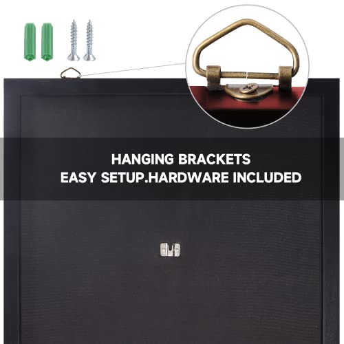 Dart Backboard With Wood Frame And Felt. Wall Protector For Dart Board Surround (Black) #TOP3