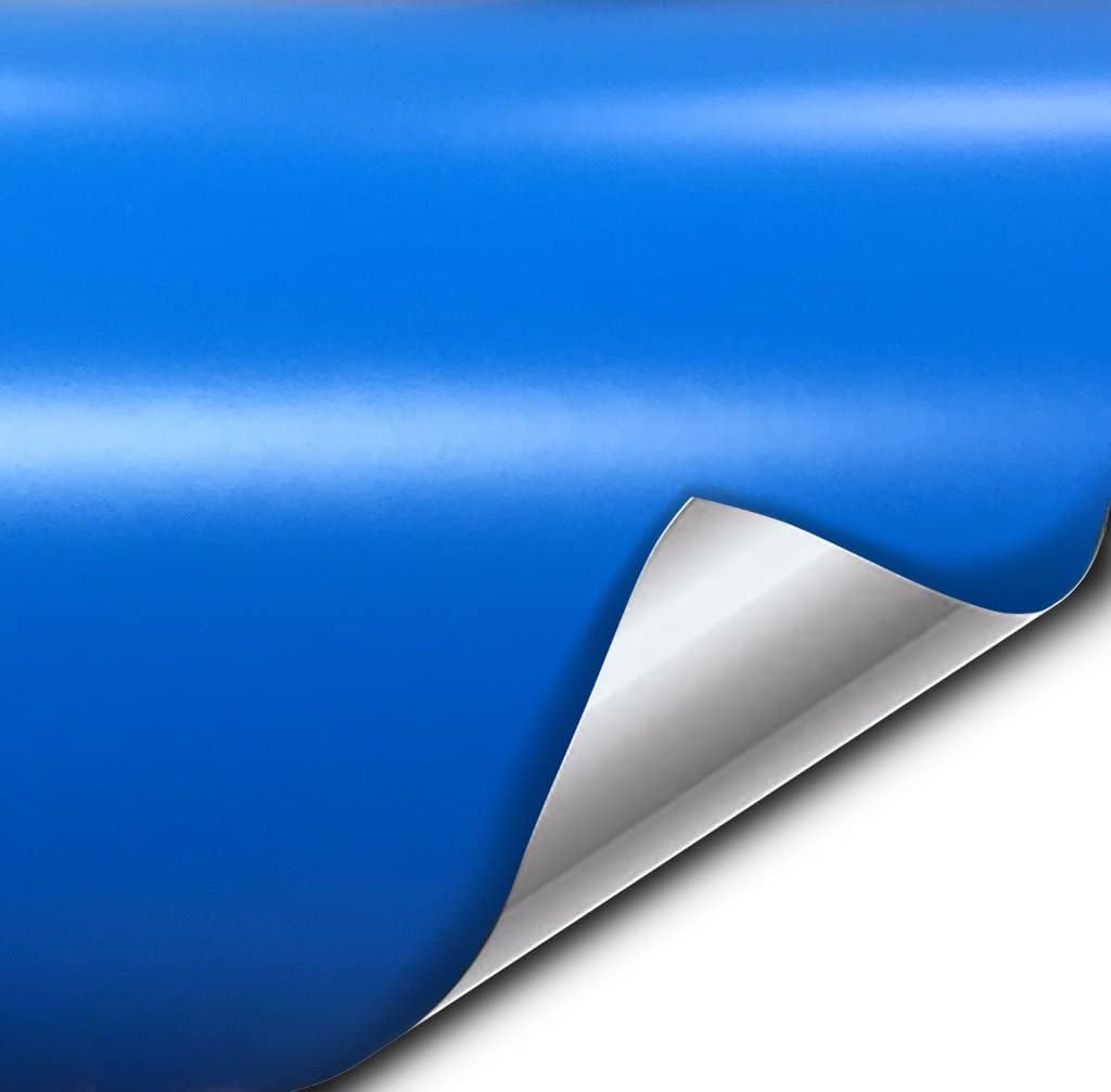VViViD+ Matte Sky Blue Vinyl Wrap Adhesive Film (3ft x 5ft)
