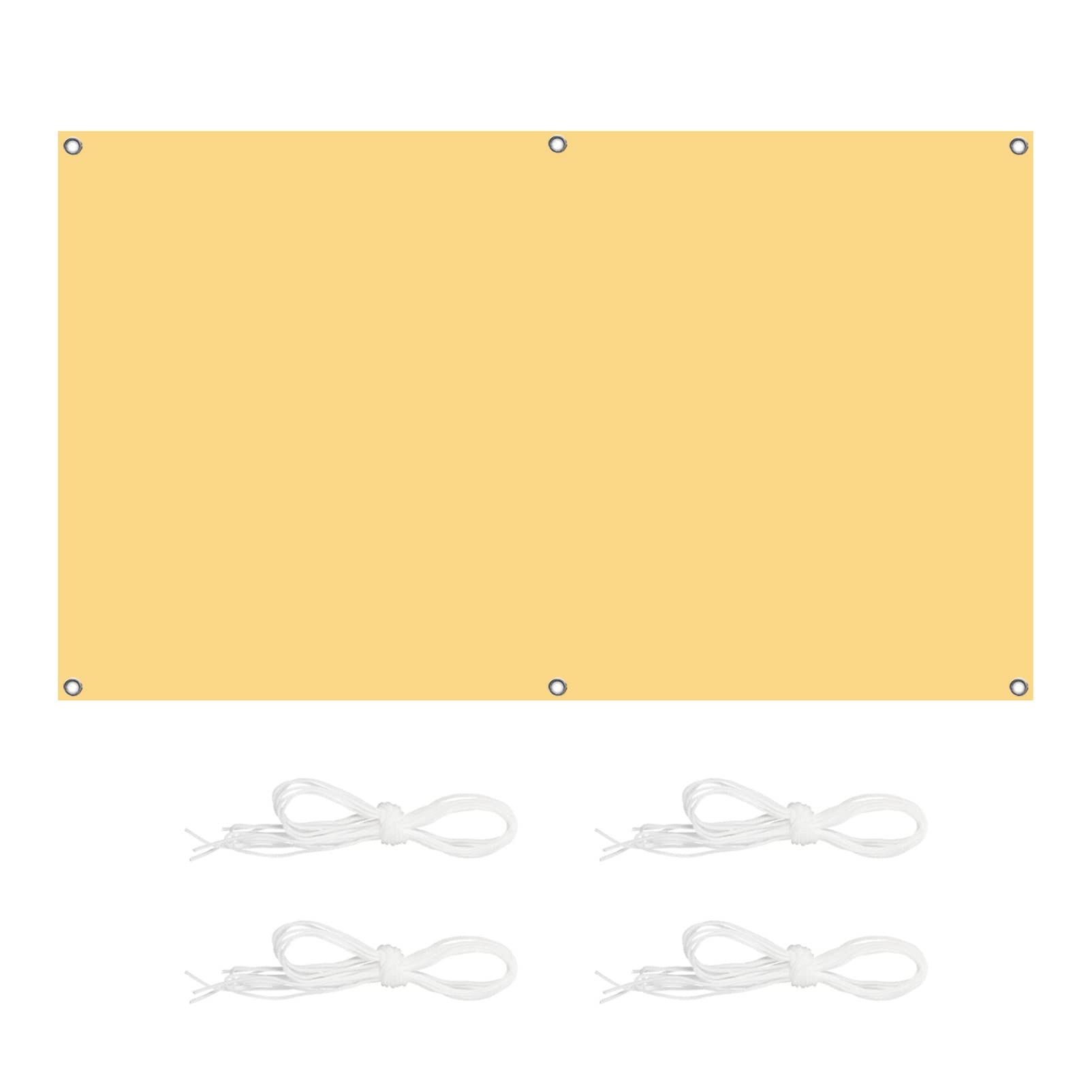 Tenda parasole impermeabile, 4 x 4,5 m, copertura per pergola con blocco UV al 98%, ideale per feste, cortile, prato e attività all'aperto, color crema
