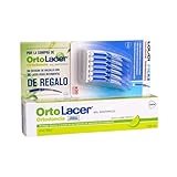  Orto Lacer Gel Dentífrico Ortodoncia Sabor a Lima Fresca, 125ml+REGALO Palillos Interdentales, 30Uds
