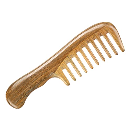 Peigne en bois de santal de voyage pour le massage de la tête des femmes
