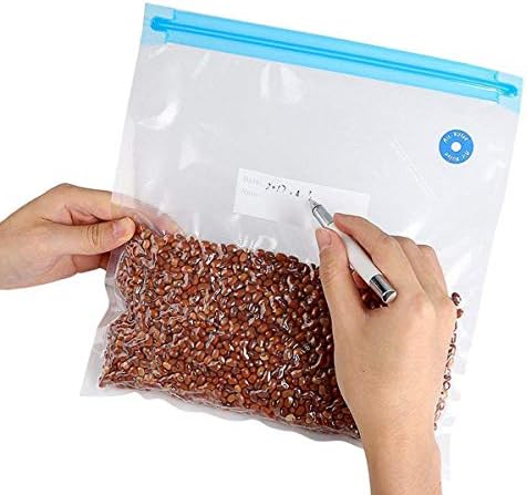 DaMohony Vacuum Sealer Storage Bags, 15 PCS Reusable Vacuum Food Sealer Bags, 3 Sizes Sous Vide Bag Kit, BPA Free, Great for Vac Storage, Meal Prep or Sous Vide