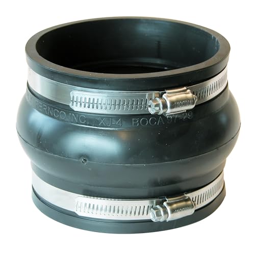 Fernco PXJ-4 Flexible PVC Expansion Joint Coupling