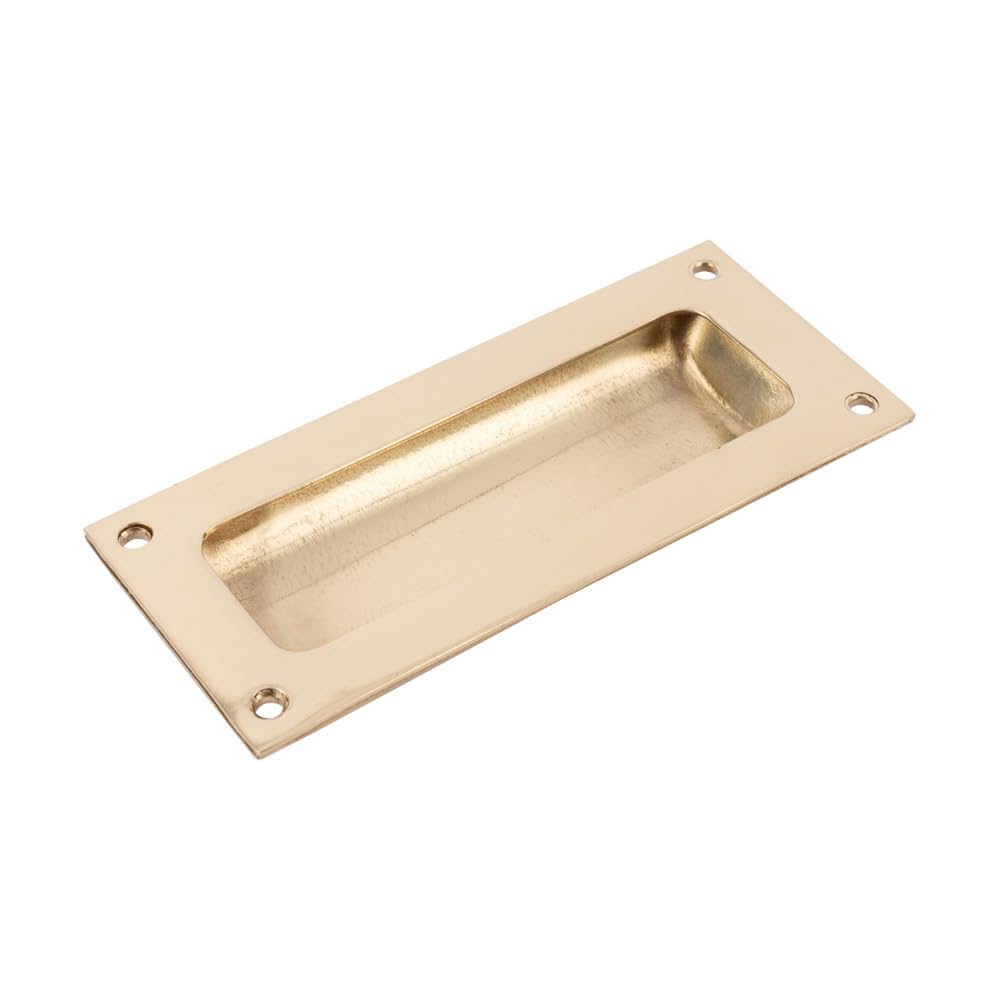 Sash Heritage Polished Brass Sheet Brass Traditional Flush Sash Lift