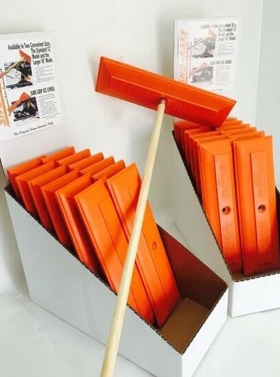 Snow Rake/Snow Broom with Pole 72” - Auto Dealer Quality Shuttsco