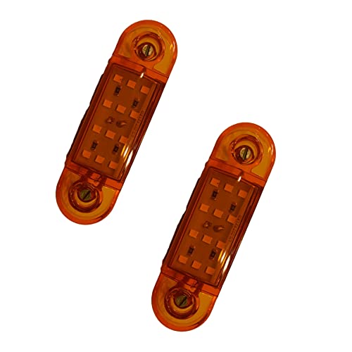 Feux de remorque LED 24V ambre imperméables pour feux de poulet camion