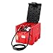 VEVOR Portable Diesel & Gasoline Tank, 48 Gallon, 10.6GPM Flow Rate, Diesel Fuel Tank with 12V Electric Transfer Pump, 13.1ft Hose, Auto Fueling Nozzle, Transfer Tank for Easy Fuel Transportation, Red
