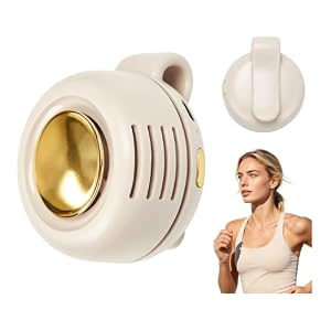 Mini ventilatore con clip, ricaricabile tramite USB, 3 veloc...