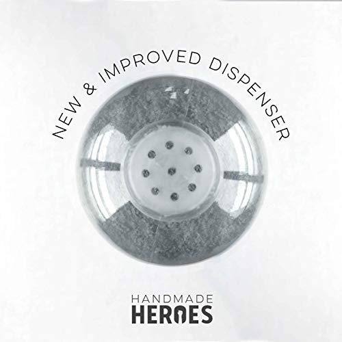 All Natural, Vegan Dry Shampoo Powder (Medium/Dark Hair) By Handmade Heroes