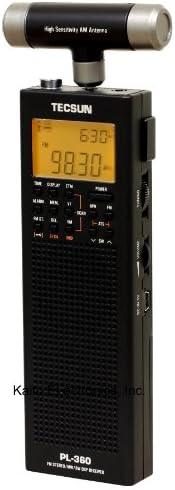 Kaito Tecsun Digital PLL Portable AM/FM Shortwave Radio with DSP (Black)
