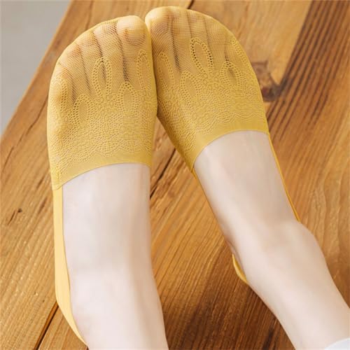 JSEIAJB Ice Silk Mesh Socks Girls Boat Socks Invisible and Versatile Thin3