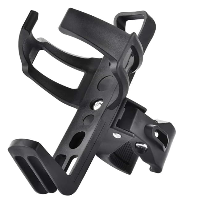 Hoggy Bicycle Bottle Holder and No Tools Needed | Portable Carrier Bracket Stand for Cycle Accessories | Expandable & Adjustable Bottle Cage with Upgraded Clamp, (Black) (B0CVG1TRM3) Amazon Price History, Amazon Price Tracker