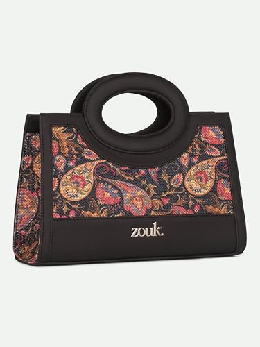 Image of ZOUK Zoe Sling Bag | Stylish Women's Crossbody Bags | Purse | Detachable Strap | Water-Resistant | Trendy Girls Side Bag | Compact & Chic