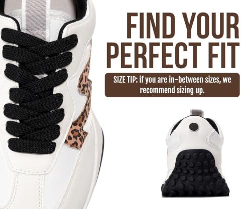 Image of Project Cloud Trendy Fashion Sneakers for Women 2026 - Memory Foam and Non-Slip Comfortable Casual Ladies Shoes for Womens Fashion Sneakers - Lightweight Lace-up Shoes (Lecco)