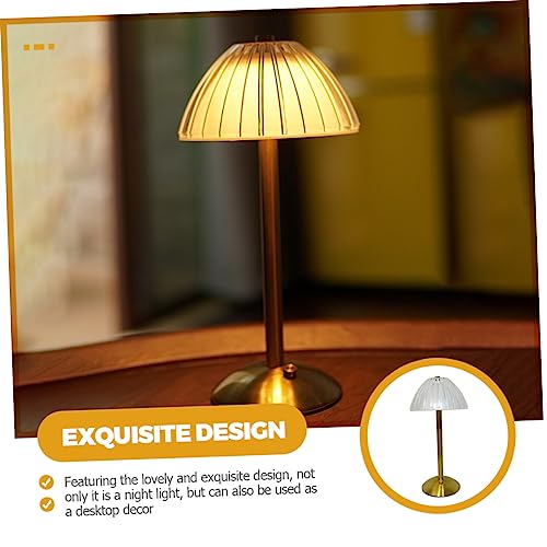 Lámpara de mesa LED retro para dormitorio y exterior miniatura 6