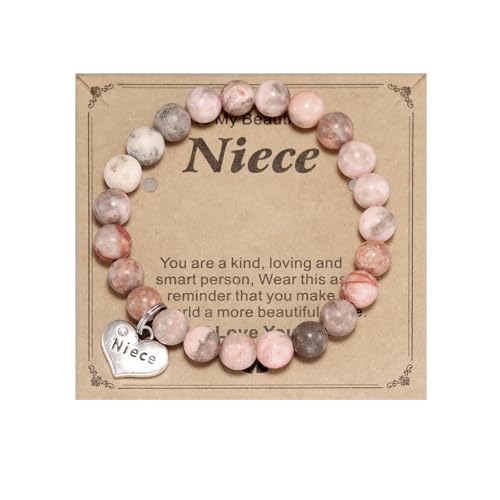 HUTIMY Niece Bracelet from Aunt Auntie Women Jewelry Unique Happy 18Th Birthday Gifts for Niece