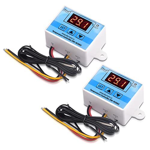 Diymore 1_X12880US2 2Pcs W3002 110-220V Digital Led Temperature Controller Heating Cooling Thermostat Module cover