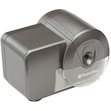Swordfish Sketch Electric Pencil Sharpener with Replaceable Helical Blade and Auto Stop Function [40050]