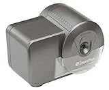 Swordfish ‘Sketch’ Electric Pencil Sharpener with Replaceable Helical Blade and Auto Stop Function [40050], grey, 8 mm