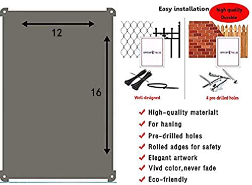Vip Home And Garden "Laundry" Metal Sign Gloss Gray #TOP4