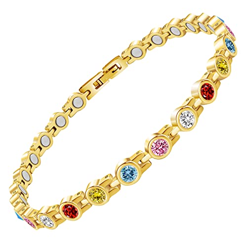 JEROOT Magnet Fusskette für Damen,Magnetische Fußkette Magnetfeldtherapie...