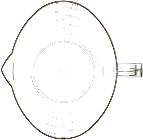 Vaso medidor comercial plástico 1 galón transparente miniatura 2
