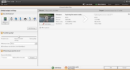 image for NERO Audio & Video Converter Software | MP3 Converter | MP4 Converter 