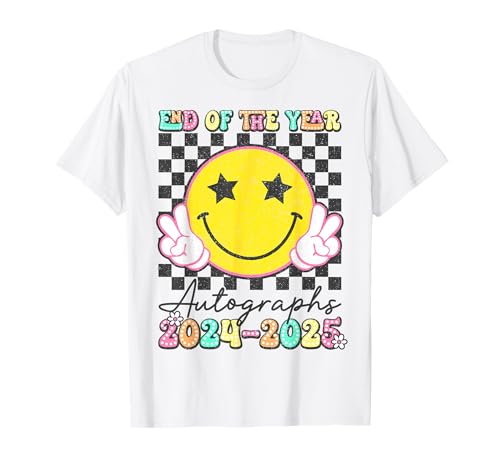 End Of The Year Autographs 2024/2025 Last Day of School T-Shirt
