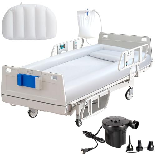 Medical Inflatable Bathtub,Portable Medical Inflatable Bathtub with Electric Air Pump for Bedridden Patients,Shower Bed for Seniors Pregnant Disabled Elderly Handicapped