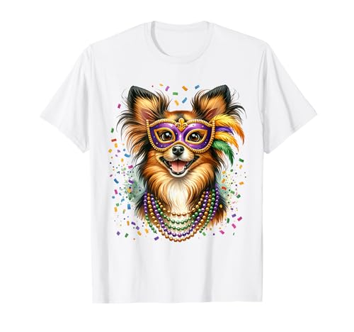 Mardi Gras Russischer Spielzeughund T-Shirt