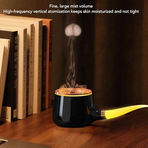 Difusor aromático eléctrico Haofy con anillos de humo y LED miniatura 4