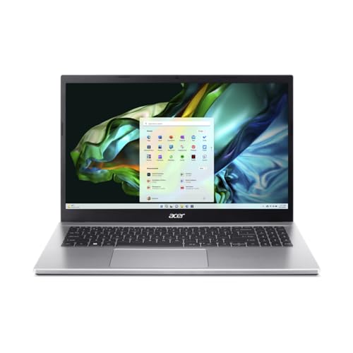 Image of Acer Aspire 3 AMD A315-44P-R4W4, Laptop 15.6 inch Full HD (AMD Ryzen 7 5700U, 16 GB RAM, 512 GB SSD, AMD Radeon Graphics, Windows 11 Home) Silver, Spanish QWERTY Keyboard