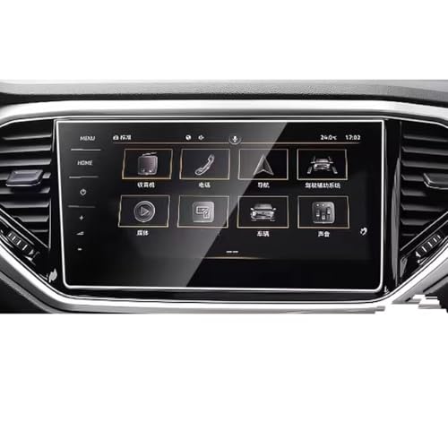 Verre trempé 9,2 pouces anti-rayures pour système d'infodivertissement et GPS VW