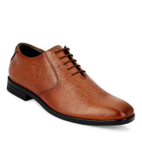 Image of Leatherful Formal Lace-up Derby Shoes for Men | Full Grain Leather | Office, Party, All Occassion | Genuine Leather | Smart Casual YKDB040