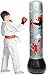BeYumi Sacco da boxe gonfiabile autoportante colonna rimbalzare indietro kicking Punch Bag Fitness Tumbler Sandbag Karate Hits Forza Allenamento Attrezzature Stress Relief Sport giocattolo