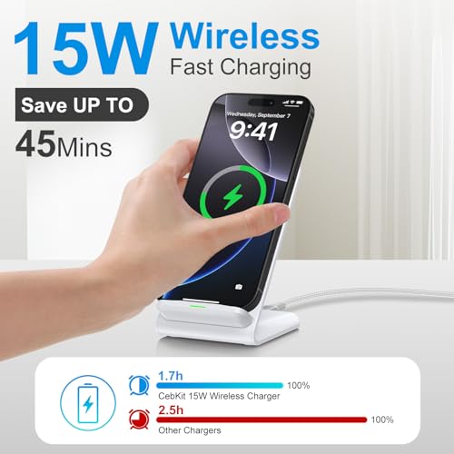 Support chargeur sans fil Google Pixel station de charge inductive 15W