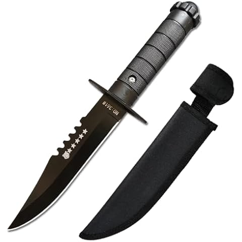 DOOM BLADE 11 inch Hunting Knife - Fixed Blade Knife with Sheath - Tactical Boot Knives - Tactical Bowie Knife Survival Knife for Camping, Hunting,Outdoor Survival Cover