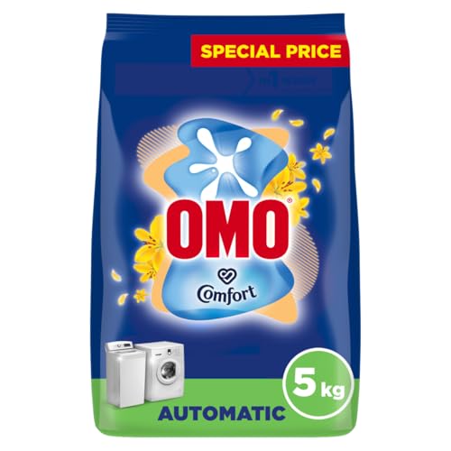 مسحوق غسيل أومو - بلمسة من كومفورت