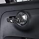 PIUGILH Auto Innen Tür Schalter Griff Trim Aufkleber Geeignet für FIAT Für Abarth 500 500C 595 595C 695 695C 2010-2022,Innenhandgriff Schalter Aufkleber für Fiat 500 2010-2022 Zubehör (Schwarz)