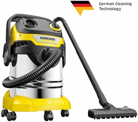 Kärcher Islak/Kuru Süpürge WD 5 S V-25/5/22, Üfleme Fonksiyonu, Güç: 1100 W, Paslanmaz Çelik Hazne: 25 L - Görsel 2