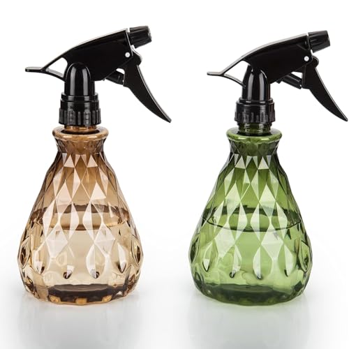 hzbaiyi 2 Pcs Spray Bottles for Cleaning, Plant Misting, 500ml Empty Spray Bottle with Adjustable Spray Head for Mist, Stream, OFF- Water Spray Bottles for Home Cleaning, Garden, Plants Flowers