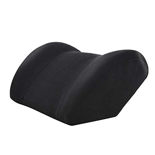 AmazonBasics - Almohada viscoelástica para cuello, negra, con paneles