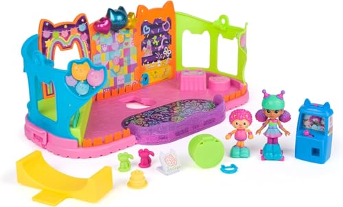 Gabby’s Dollhouse, Party Room Playset with Exclusive Toy Figures, Dollhouse Furniture, Accessories & Fidget Play, Kids Toys for Girls and Boys Ages 3+