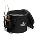 The Friendly Swede Collapsible Bucket with Lid, Folding Bucket for Camping, Travel & Gardening, Portable Water Bucket w/a Handy Tool Mesh Pocket, Collapsible Water Container, Camping Water Container
